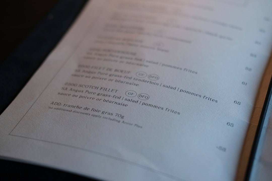 découvrez toutes les options de menu disponibles pour personnaliser votre expérience culinaire. choisissez parmi une variété de plats savoureux et d’alternatives adaptées à vos préférences !